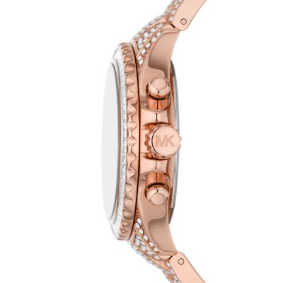 Michael Kors Everest Chronograph Rose Gold-Tone Stainless Steel