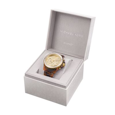 Michael kors tortoise on sale watch