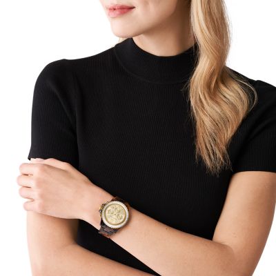 Michael kors watch discount tortoise