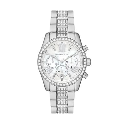 Michael Kors Uhr Chronograph Lexington Lux Edelstahl