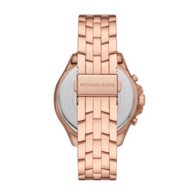 Michael Kors Chronograph Rose Gold-Tone Alloy Watch - MK7251