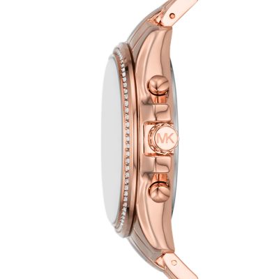 Michael Kors Chronograph Rose Gold-Tone Alloy Watch - MK7251 