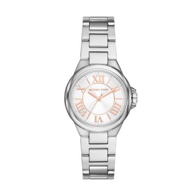 Michael Kors Camille Three-Hand Stainless Steel Watch - MK7259