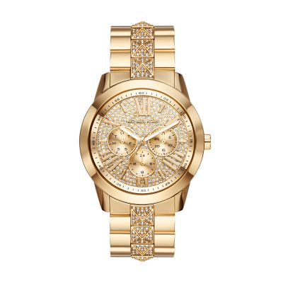 Michael kors men best sale diamond watch