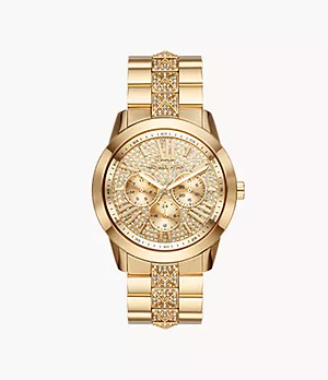 Michael Kors Multifunction Gold-Tone Stainless Steel Watch