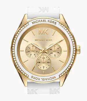 Michael Kors Multifunction White Silicone Watch
