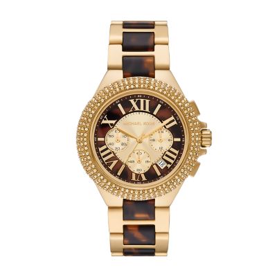 Tortoise michael kors outlet watch