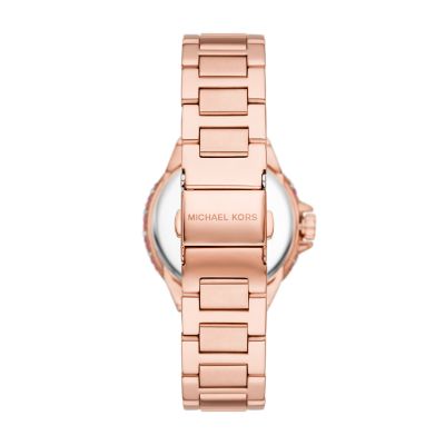 Michael Kors Mini-Camille Multifunction Rose Gold-Tone Stainless