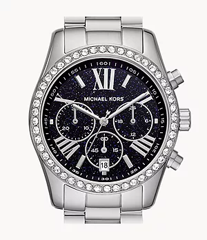 Michael Kors Lexington Lux Chronograph Stainless Steel Watch
