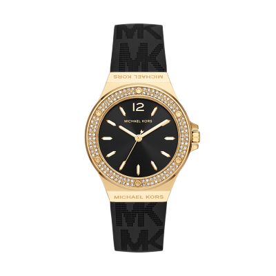 Michael kors silicone hot sale strap watch