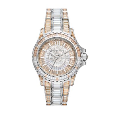 Michael kors iced on sale out watch mens