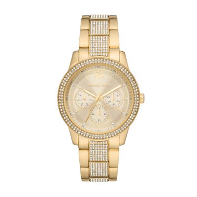 Montre Tibby de Michael Kors multifonction en acier inoxydable dore