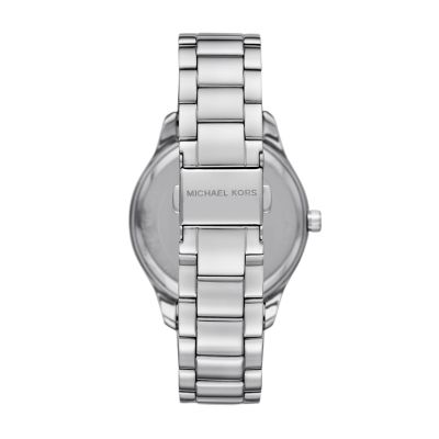 Cheapest Michael Kors Layton Three Hand Stainless Steel Watch