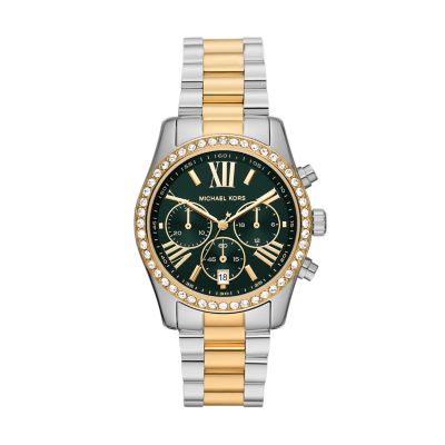 Michael Kors Women's Lexington Chronograph Date Bracelet Strap