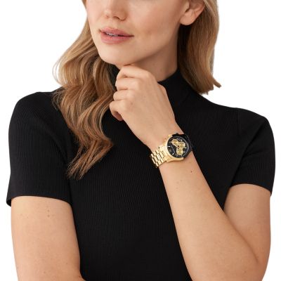 Michael Kors Runway Chronograph Two-Tone Stainless Steel Watch