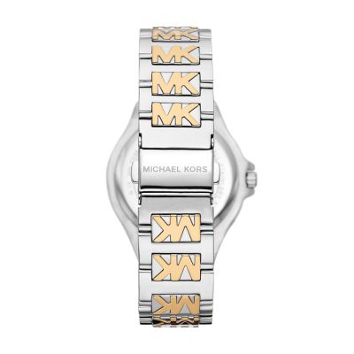 Michael Kors Lennox Three-Hand Two-Tone Stainless Steel Watch