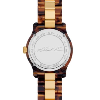 Michael kors runway hot sale smartwatch gold