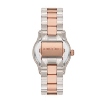 Michael kors transparent watch new arrivals