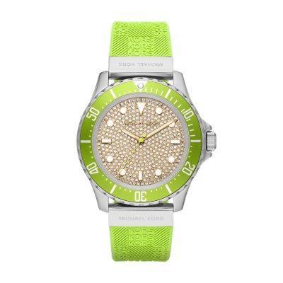 Lime discount green watch