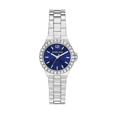 Michael Kors Lennox Three-Hand Stainless Steel Watch