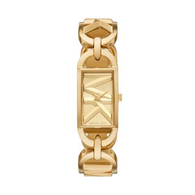 Michael kors shop gold square watch