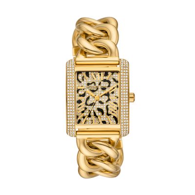 Michael Kors Women's Emery Three-Hand Gold-Tone Stainless Steel Watch - Gold