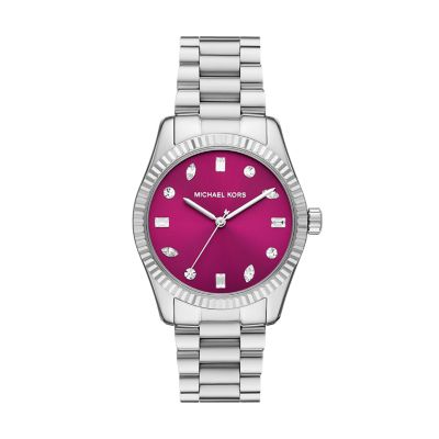 Michael Kors Lexington Three-Hand Stainless Steel Watch - MK7443