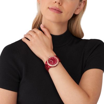 Michael kors smartwatch clearance red