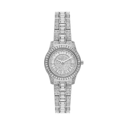 Michael kors watch hot sale iced out