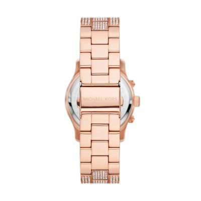 Michael kors smartwatch runway fashion rose gold