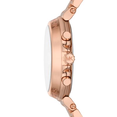 Michael Kors Maren Chronograph Rose Gold Tone Stainless Steel Watch MK7494 Watch Station