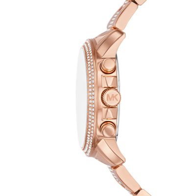 Oversized Brynn Pavé Rose Gold-Tone Watch | Michael Kors [US]