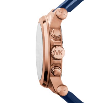 blande årsag døråbning Michael Kors Men's Rose Gold-Tone Navy Dylan Watch - MK8295 - Watch Station