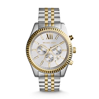 Michael kors lexington on sale watch two tone