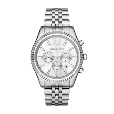 Michael Kors Men's Silver Lexington Watch