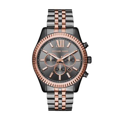 michael kors men's lexington chronograph watch