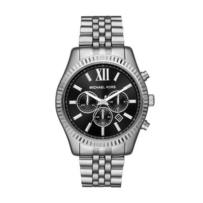 michael kors stainless steel men's watch