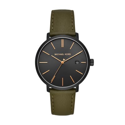 michael kors green dial watch