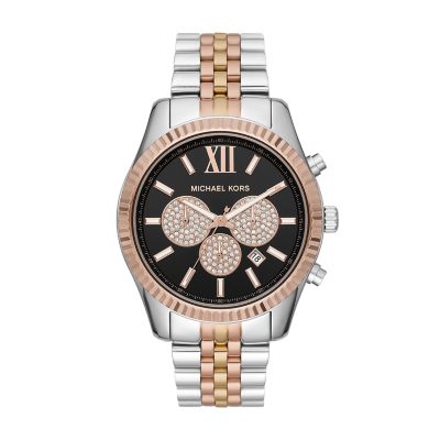 michael kors men's lexington chronograph watch