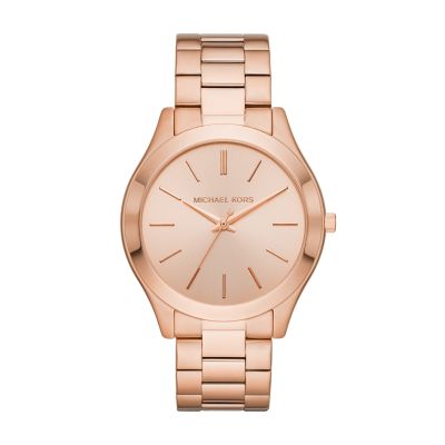 Michael Kors Gold Tone Runway Slim Watch MK3179 Watch Station