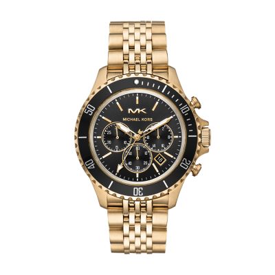 Michael Kors Men's Bayville Chronograph Gold-Tone Steel Watch - MK8726 -  Watch Station