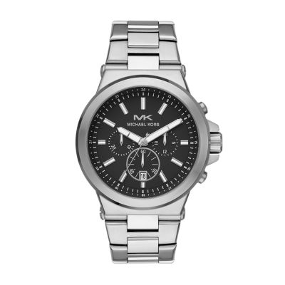 Matte black michael kors watch men's sale