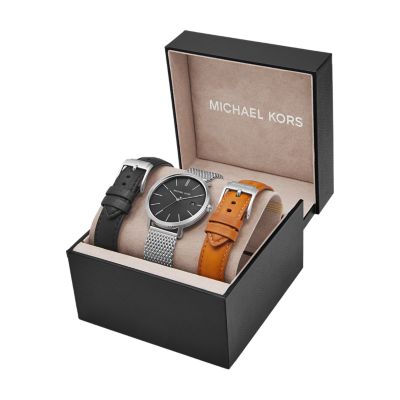 Michael Kors Blake Three-Hand Stainless Steel Watch Giftset - MK8736 - Watch  Station