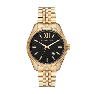 michael kors lexington watch black