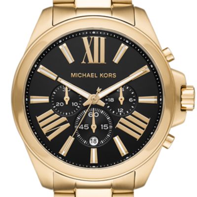 gold mk watch mens