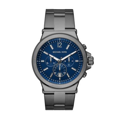 Michael kors discount men's blue watch