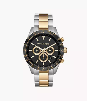 Michael Kors Layton Chronograph Two-Tone Stainless Steel Watch