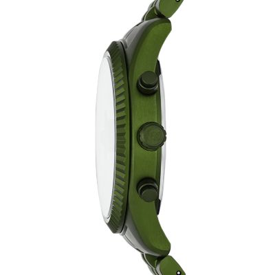 michael kors olive green watch