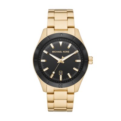 Michael Kors Layton Three - Hand Gold Tone Watch - MK8816 - Watch Station