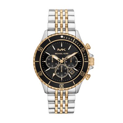 Michael Kors Men s Bayville Chronograph Gold Tone Steel Watch MK8726 Watch Station